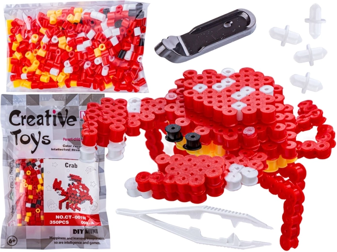 Mărgele de călcat 3D – șablon crab (săculeț) - 1 bucată