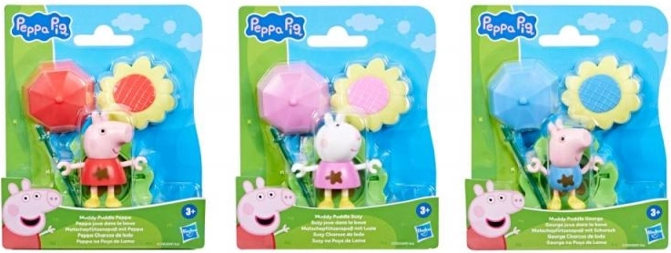 Distracția porcușorului Peppa în băltoacă și noroi, figurina