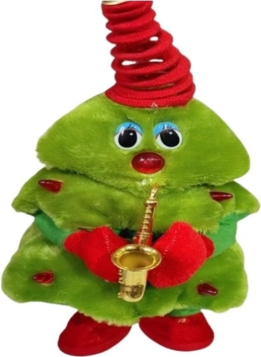 Brad de Crăciun dansator cu saxofon Norimpex