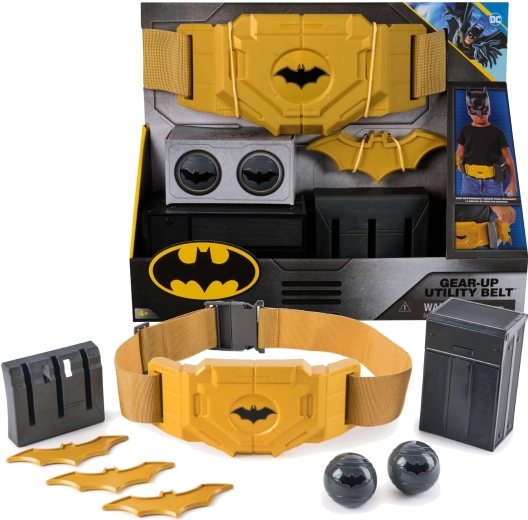 Batman centură pentru copii cu accesorii pentru deghizare de la Spin Master