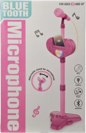 Microfon pentru copii cu stativ și Bluetooth
