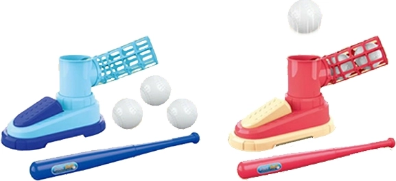 Set de baseball cu lansator pentru copii – bâtă, mingi și mașină de lansare