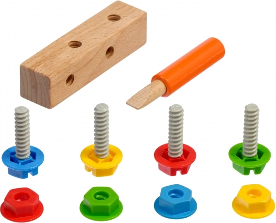 Lucy & Leo șuruburi și piulițe – set Montessori de joacă