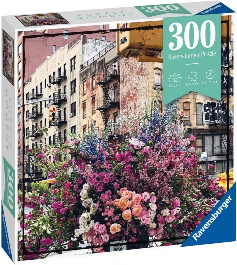 Puzzle Ravensburger flori în New York 300 piese