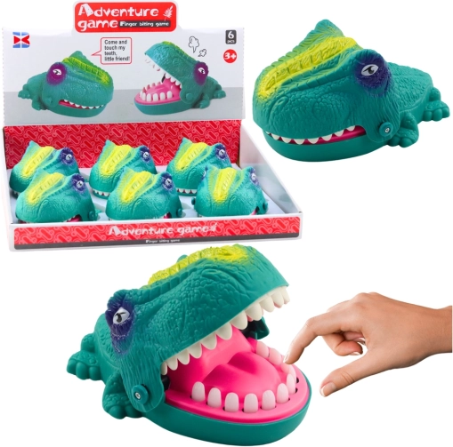 Joc de îndemânare Dinozaurul Verde Atacant și Mușcător