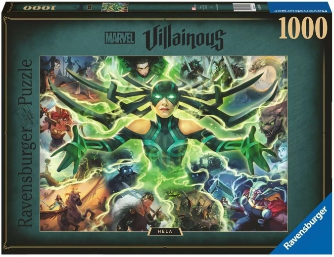 Puzzle Ravensburger Villainous: Hela 1000 piese