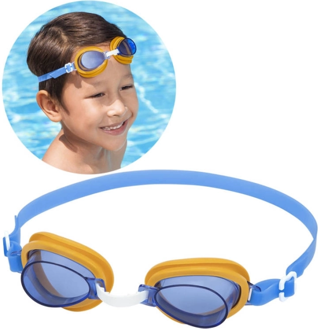 Ochelari de înot pentru copii BESTWAY Aqua Burst Essential, albaștri, 3+ – Albastru