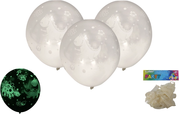 Baloane gonflabile 30 cm, fosforescente – set 6 buc