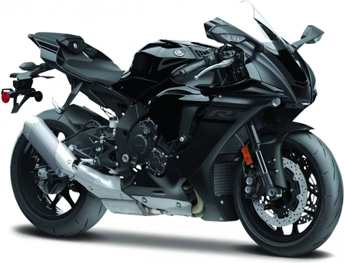 Model motocicletă Yamaha YZF-R1 2021 la scară 1/12