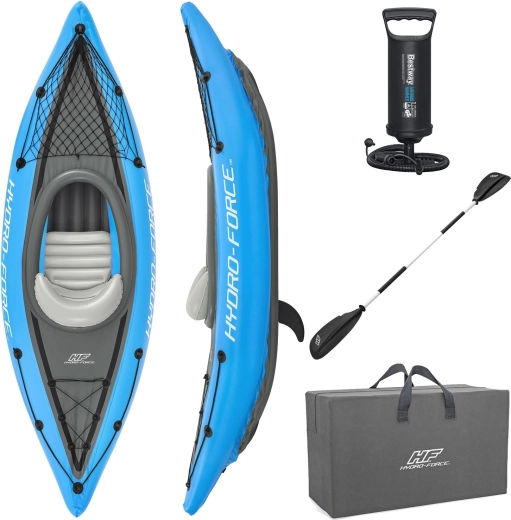 Caiac gonflabil Bestway Hydro-Force Cove Champion pentru 1 persoană