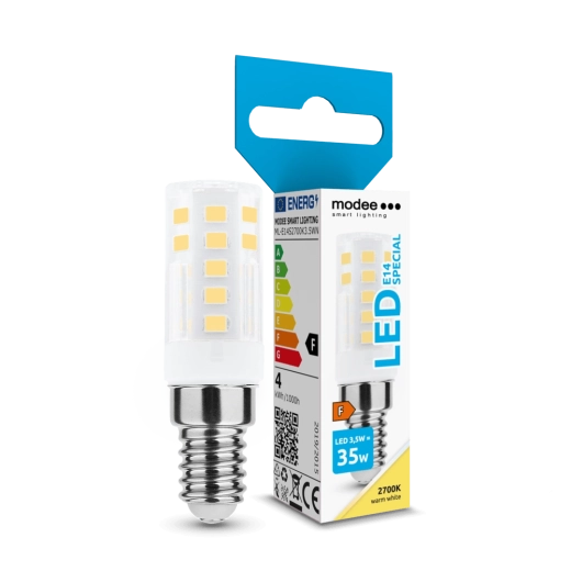 Bec LED ceramic E14 3,5 W, 2700 K, 360°, MODEE LIGHTING