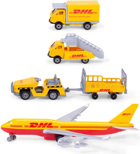 Avion și vehicule de aeroport DHL