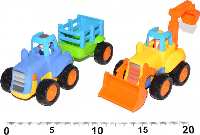 Tractor sau excavator cu mecanism de inerție, 16 cm