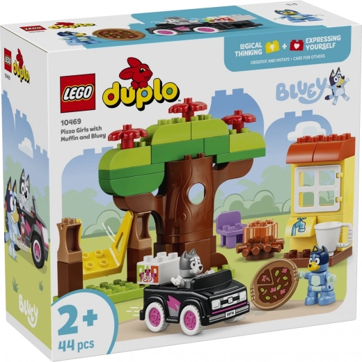 Set de construcție LEGO DUPLO Bluey „Pizzeriile” cu Muffin și Bluey