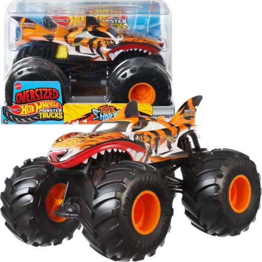 Hot Wheels Monster Trucks Tiger Shark 21 cm - 1 bucată