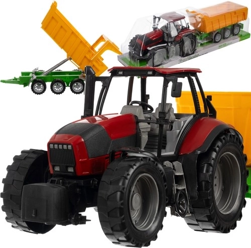 Tractor mare cu tracțiune și remorcă