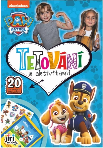 Caiet cu tatuaje și activități PAW PATROL