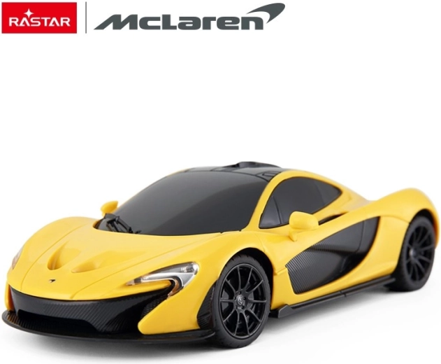 Mașină RC Rastar McLaren P1 cu telecomandă 1:24 galbenă - 1 bucată