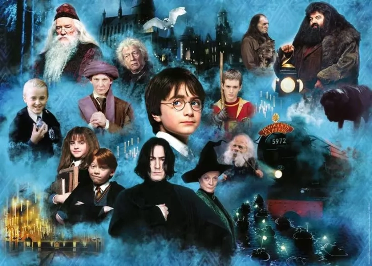 Puzzle Ravensburger Harry Potter: lumea magiei, 1000 de piese