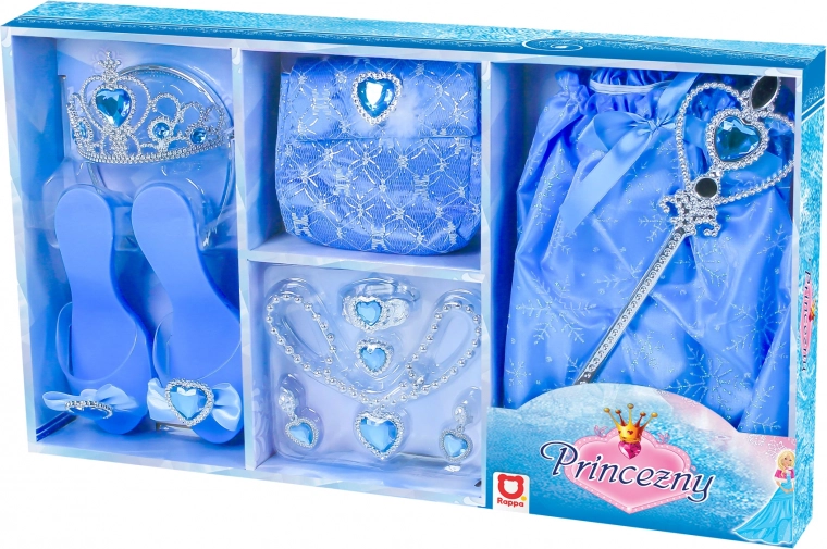Set pentru prințesă albastru