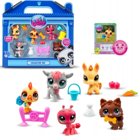 Littlest pet shop fermă – set cu 5 figurine