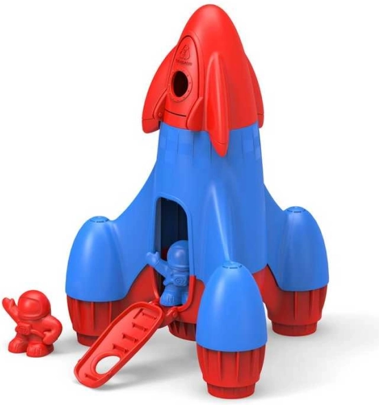 Green Toys rachetă roșie