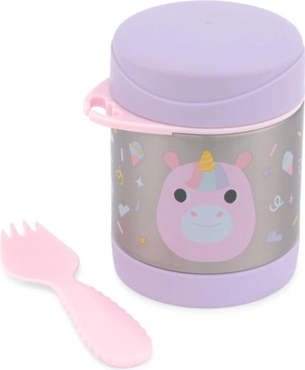 Skip Hop termos pentru mâncare cu spork, unicorn