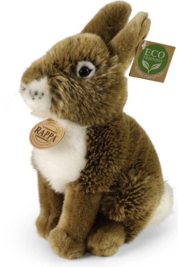 Iepuraș de pluș Rappa maro 20 cm eco friendly