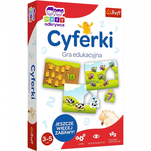 Joc educativ Numere din seria Micul Explorator Trefl