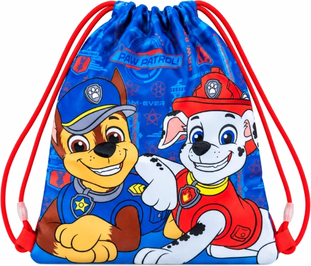 Sac pentru copii, tip rucsac, Patrula Cățelușilor, albastru