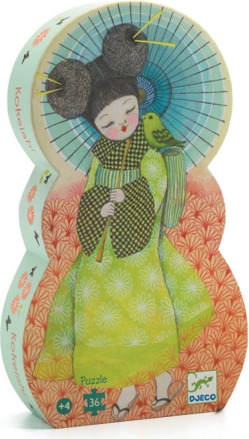 Puzzle gheișă japoneză, 36 piese