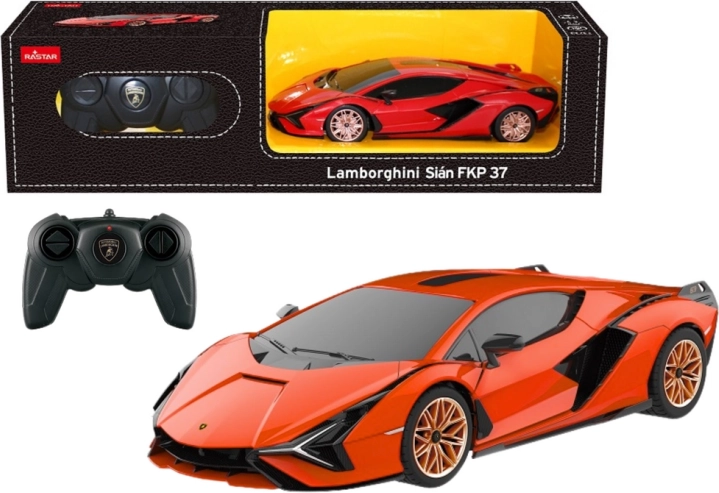 Mașină cu telecomandă RASTAR LAMBORGHINI Sián, portocalie