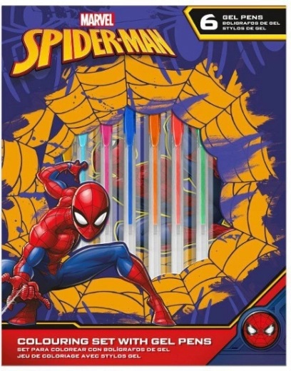Set creativ MARVEL SPIDER-MAN – caiet și pixuri gel