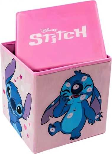 Taburet cu spațiu de depozitare Lilo și Stitch