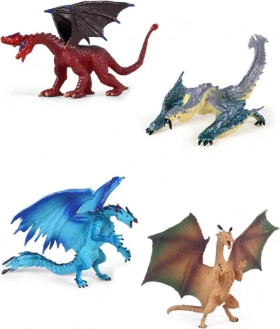 Set figurine dragoni 12 cm (2 buc)