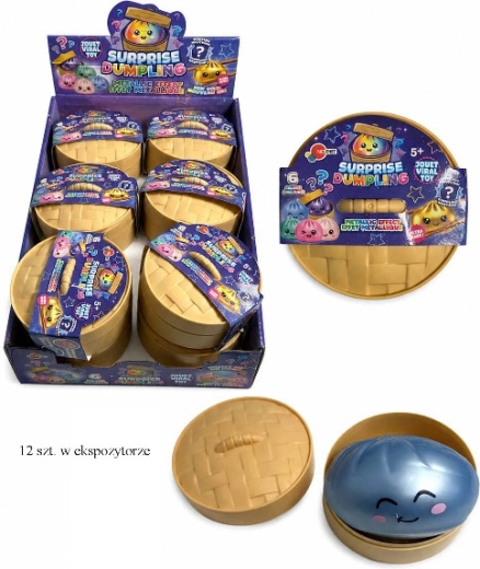 Jucărie antistres tip squishy gălușcă metalică - 1 bucată