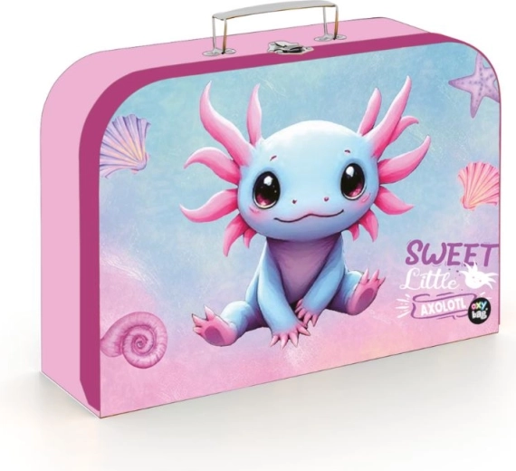 Geantă din laminat pentru copii Axolotl 34 cm