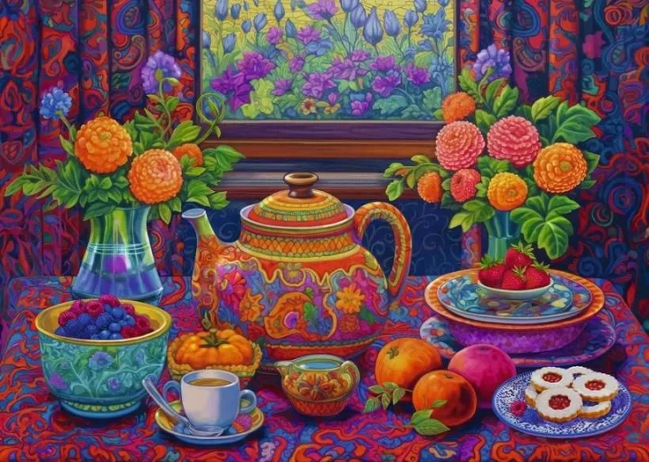 Puzzle Ravensburger Ora ceaiului XXL 300 de piese