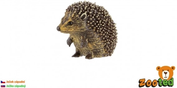 Figurină decorativă arici occidental din plastic 4 cm