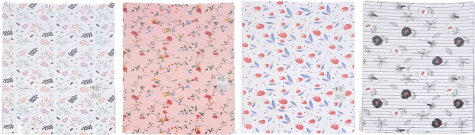 Carte de prezentare cu motiv floral, 31 × 23 cm, 30 de file