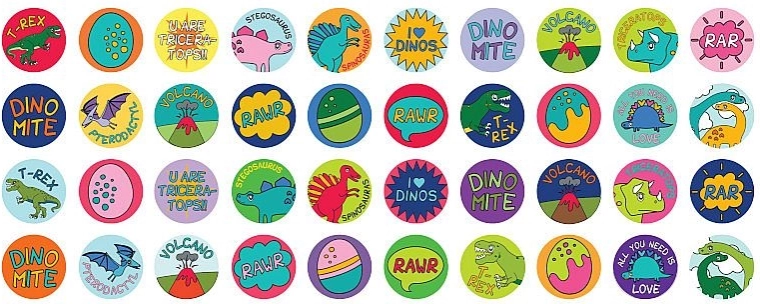 320 de autocolante pentru creație nelimitată