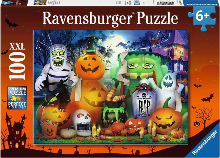 Puzzle Ravensburger distracție de Halloween XXL 100 piese