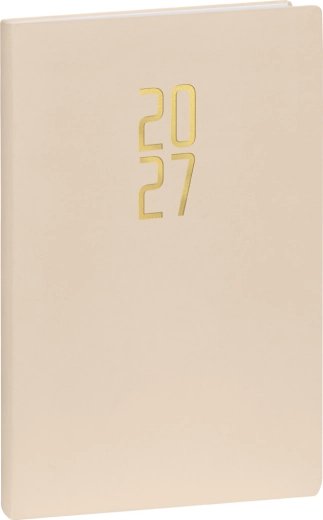 Agendă săptămânală Notique Ponza 2027 bej 15 × 21 cm