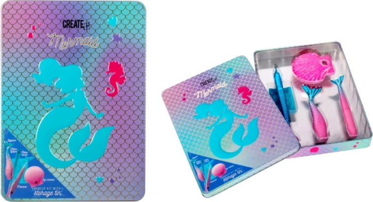 Create It! Mermaid casetă cu produse de machiaj