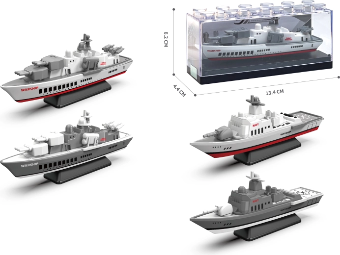Model metalic de navă de război 1:64 – mai multe variante