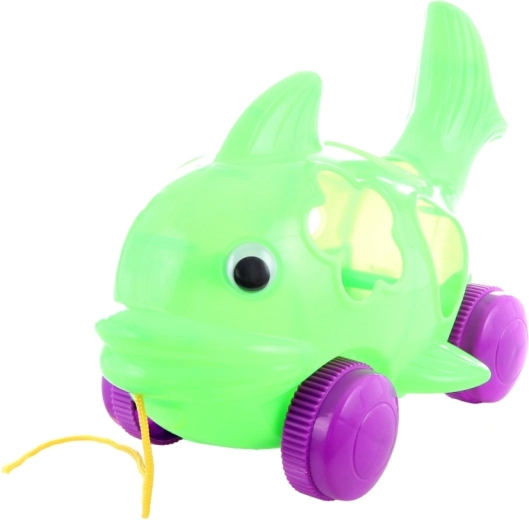 Jucărie de tras cu rulare liberă