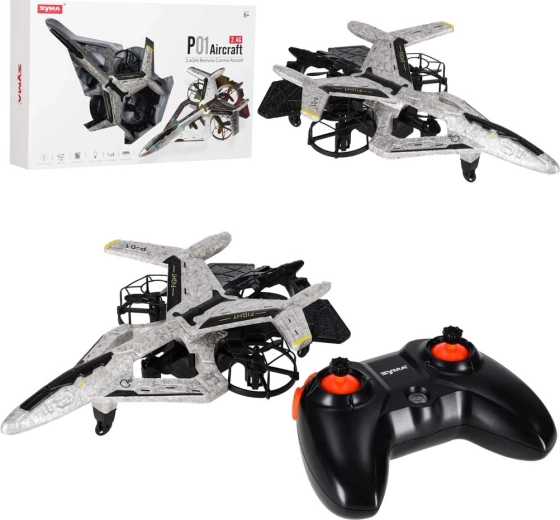 Dron RC Syma P01 cu iluminare LED și acrobații de 360°