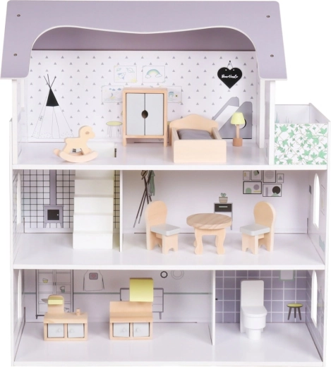 10 piese de mobilier din lemn în pachet