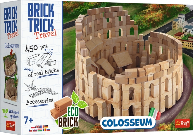 Set de construcție TREFL BRICK TRICK Travel Colosseum XL (450 piese)