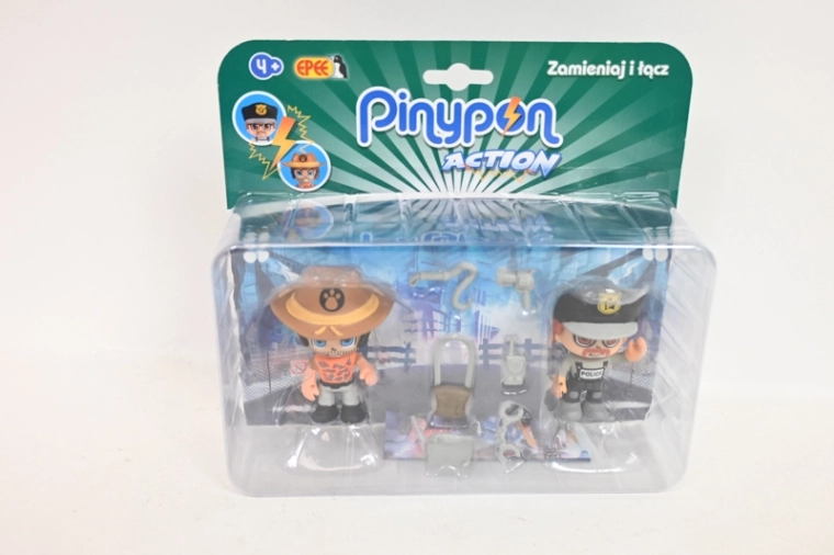 Epee PinyPon Action set cu 2 figurine – călător și polițist